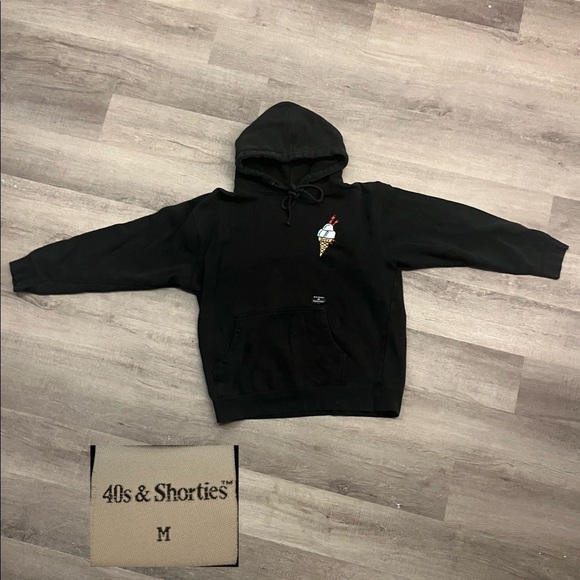 40s & Shorties Gucci Mane Ice cream Cone Hoodie - Picture 1 of 1